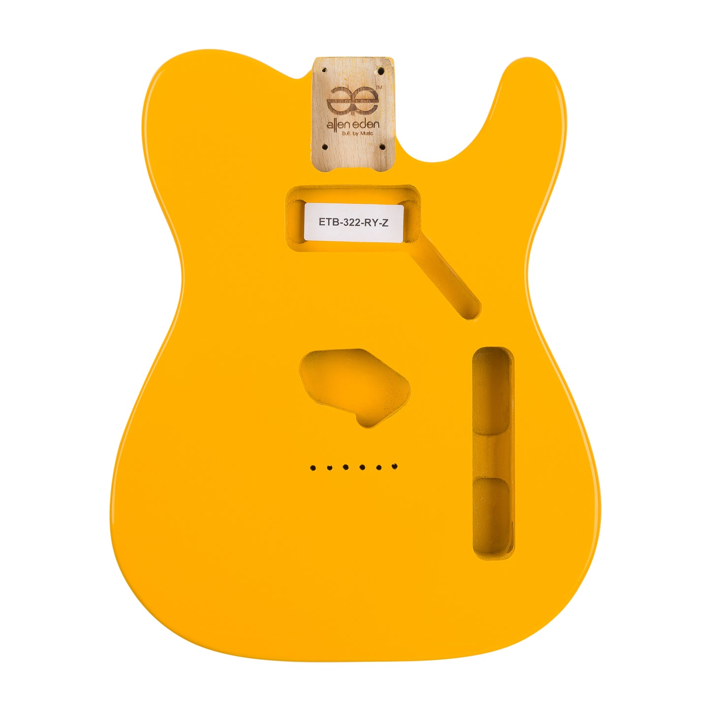 AE Guitars® T-Style Paulownia Replacement Guitar Body Royal Yellow