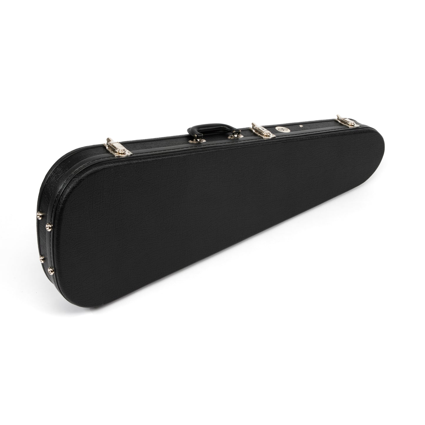 Teardrop Alligator Brown Guitar Case with Black Tolex / Leopard Soft Plush