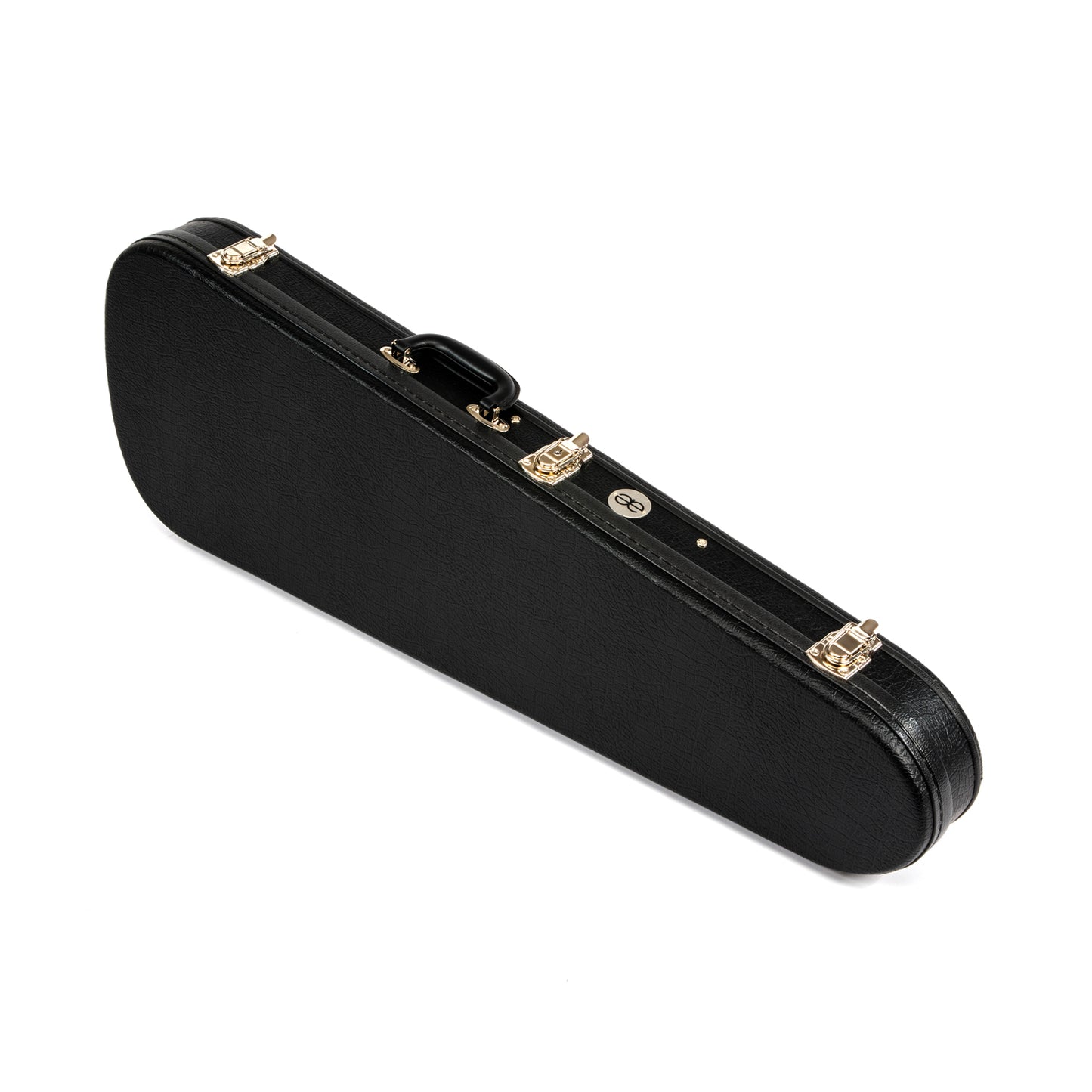 Teardrop Alligator Brown Guitar Case with Black Tolex / Leopard Soft Plush