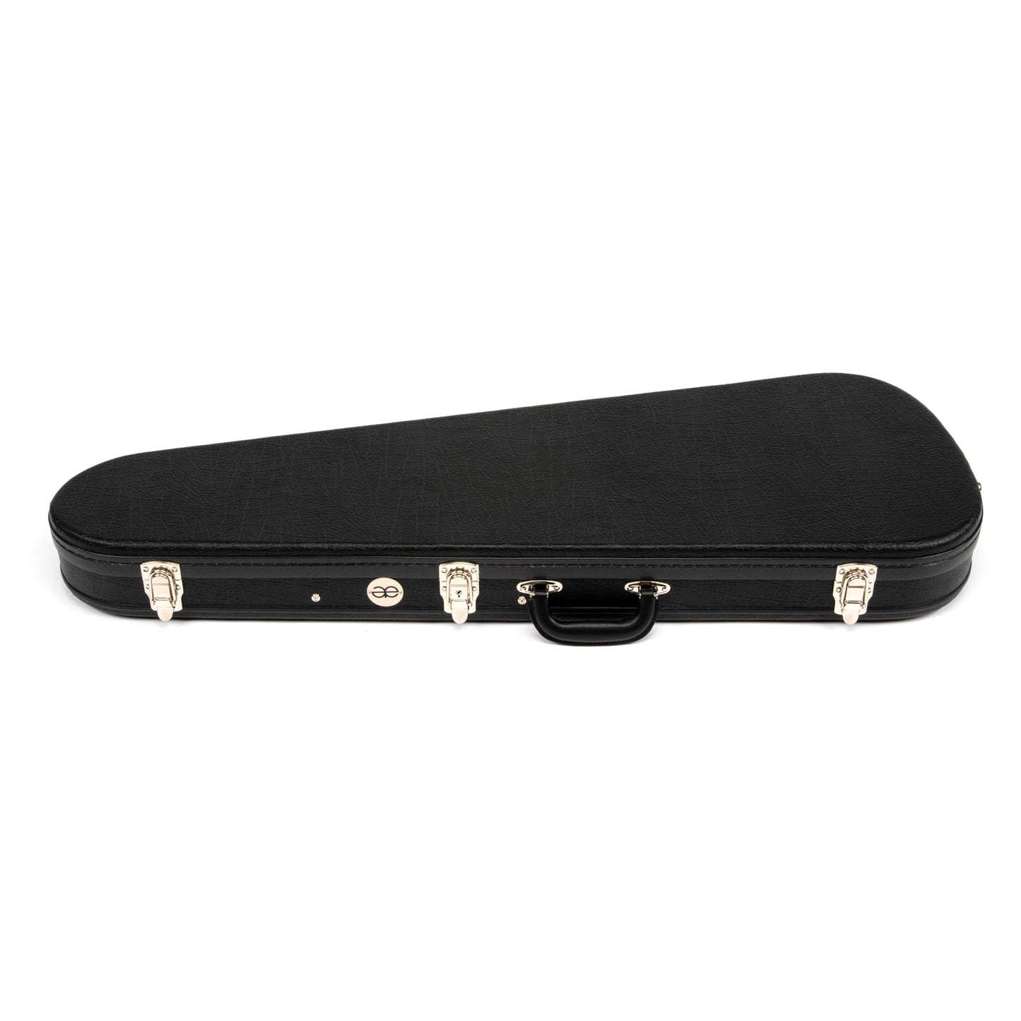 Teardrop Alligator Brown Guitar Case with Black Tolex / Leopard Soft Plush