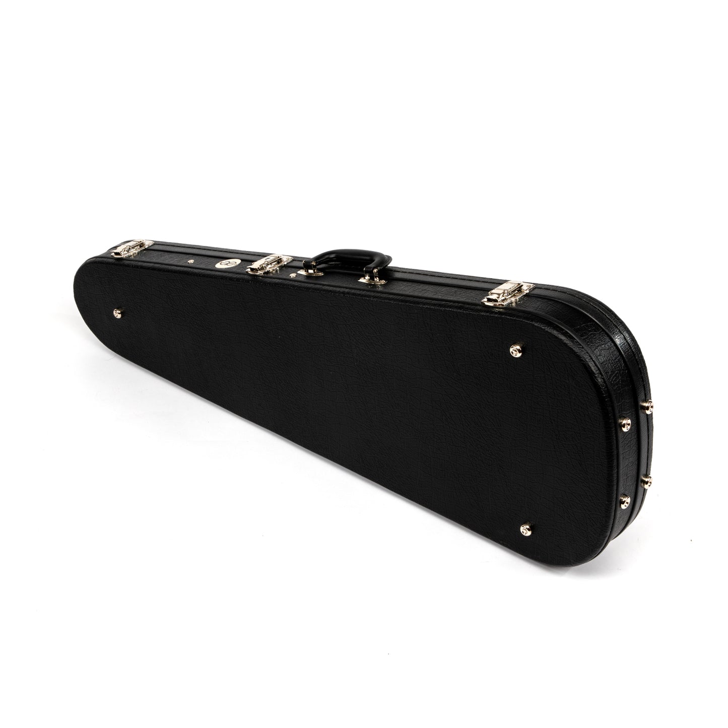 Teardrop Alligator Brown Guitar Case with Black Tolex / Leopard Soft Plush