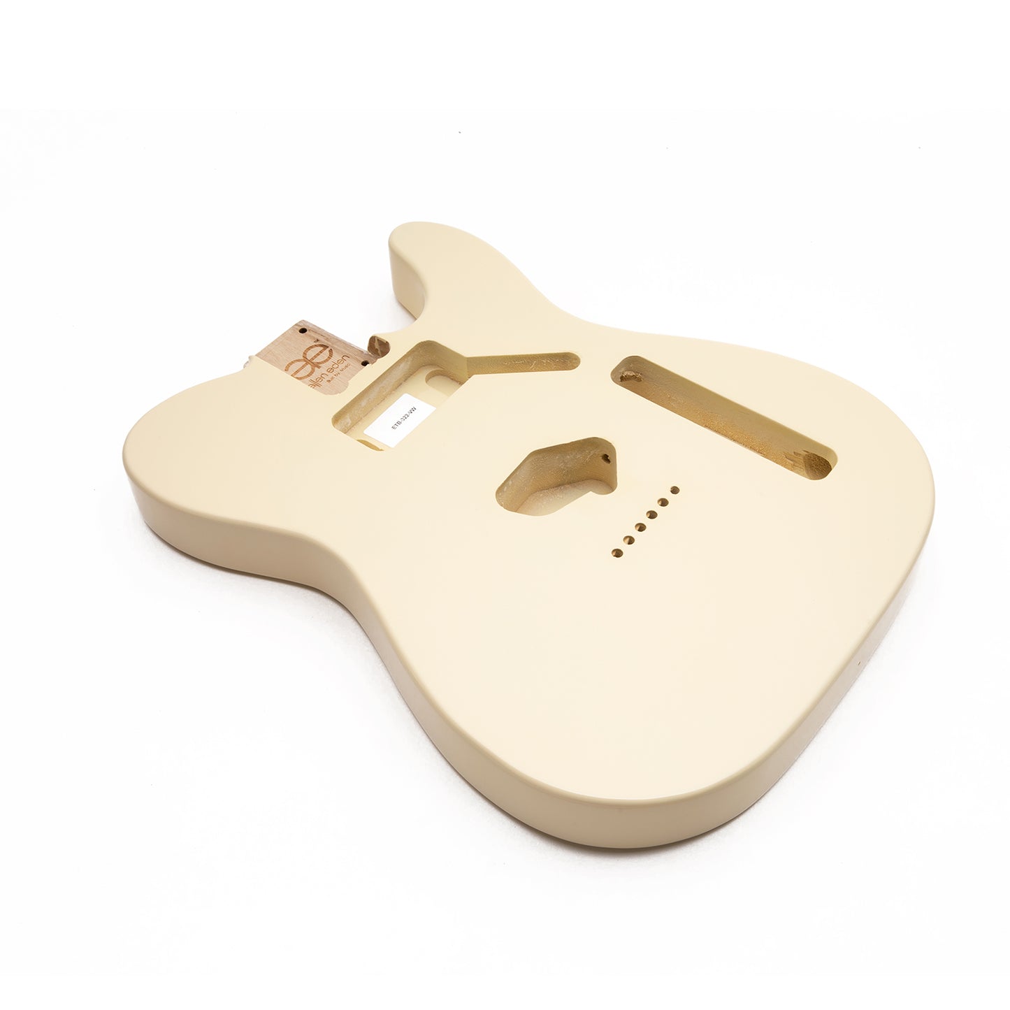 AE Guitars® T-Style Paulownia Replacement Guitar Body Vintage White