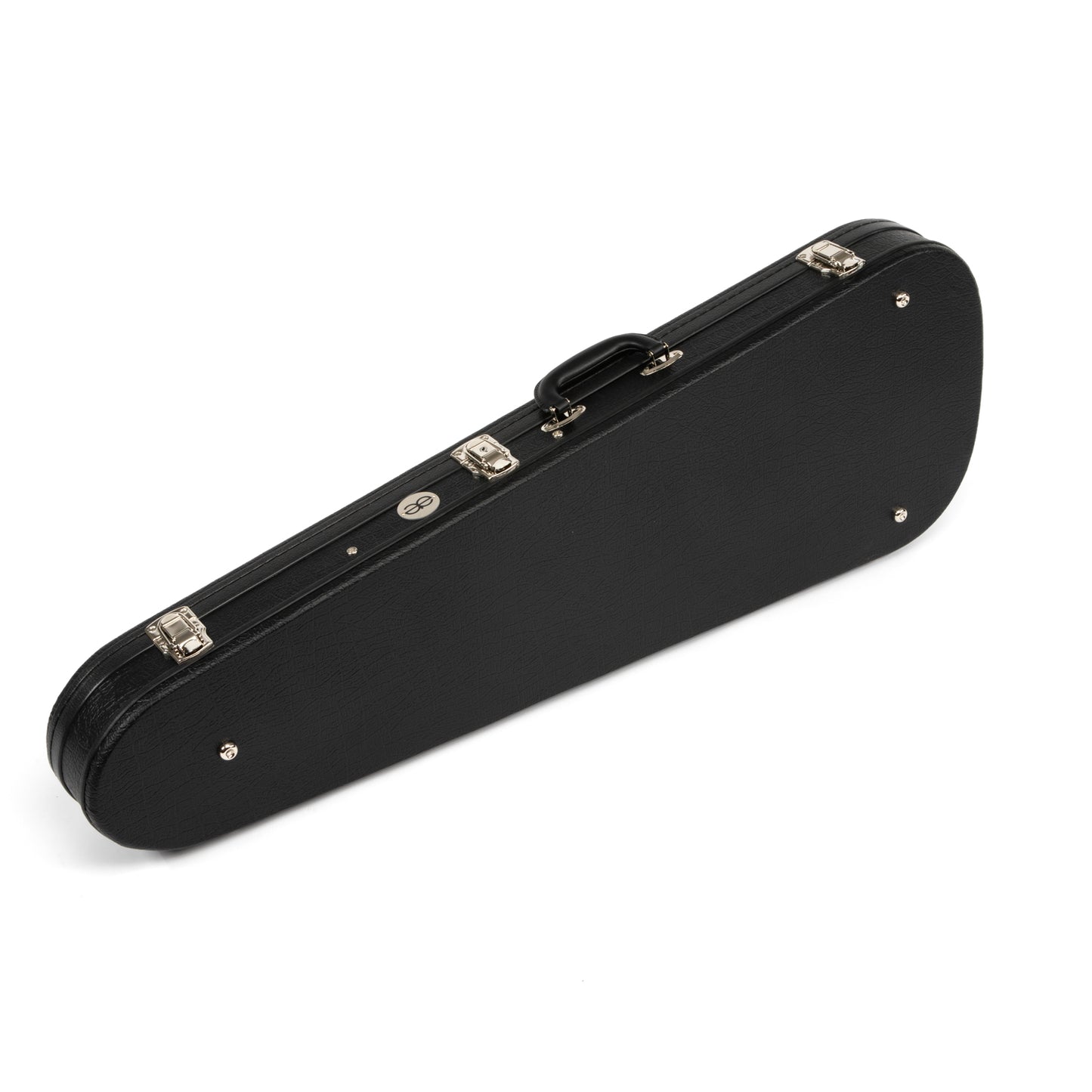 Teardrop Alligator Brown Guitar Case with Black Tolex / Leopard Soft Plush