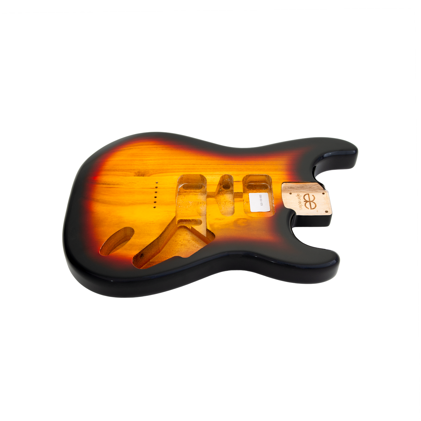 AE Guitars® S-Style Paulownia Replacement Guitar Body 3-Tone Sunburst