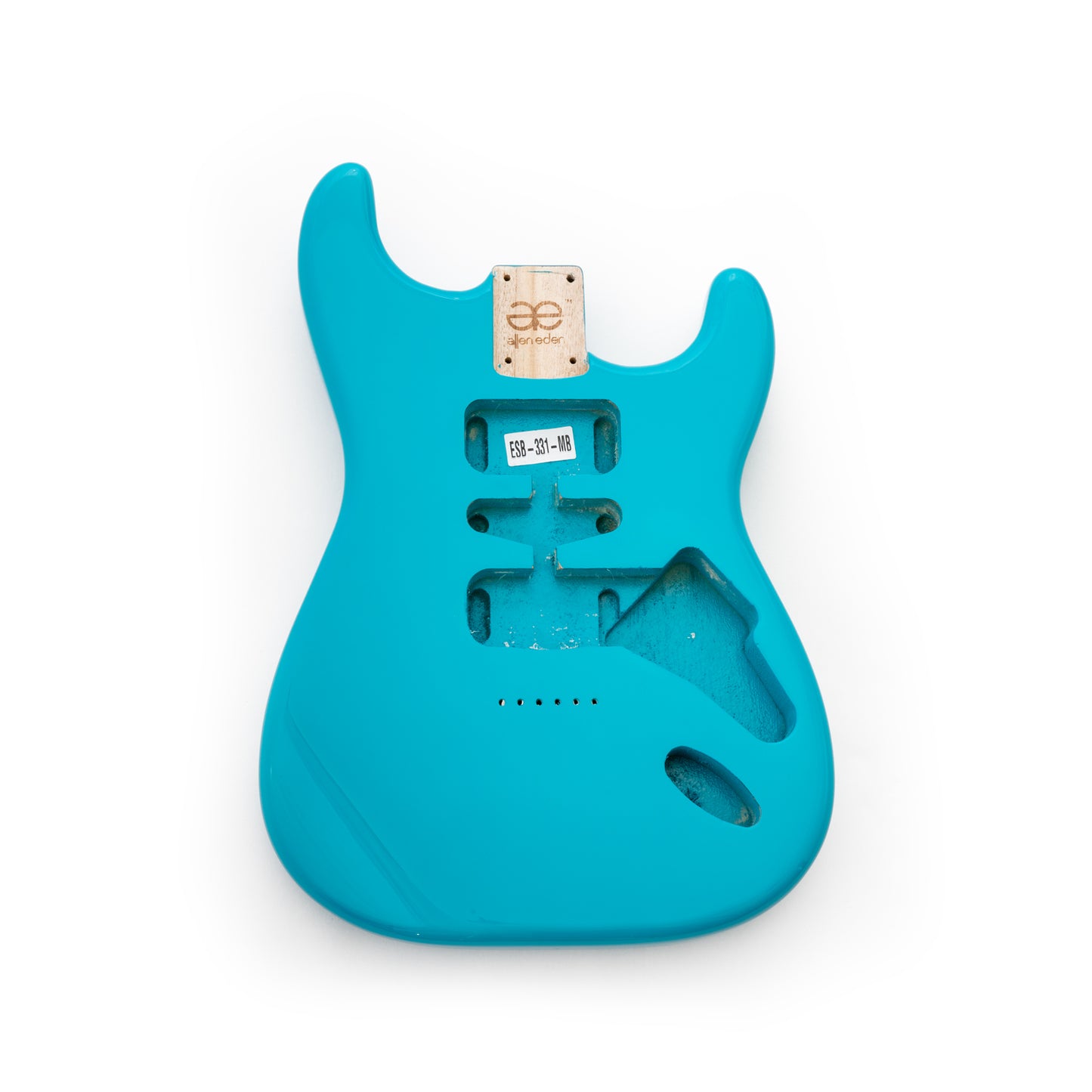 AE Guitars® S-Style Alder Replacement Guitar Body Miami Blue