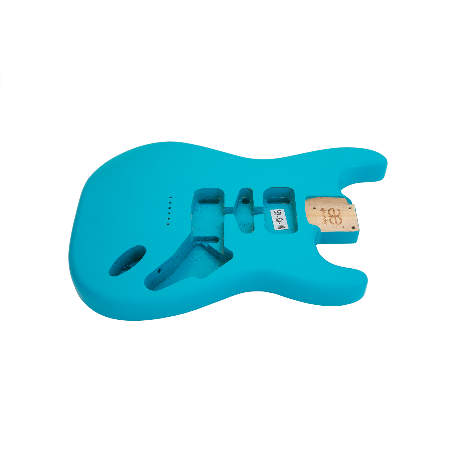 AE Guitars® S-Style Alder Replacement Guitar Body Miami Blue