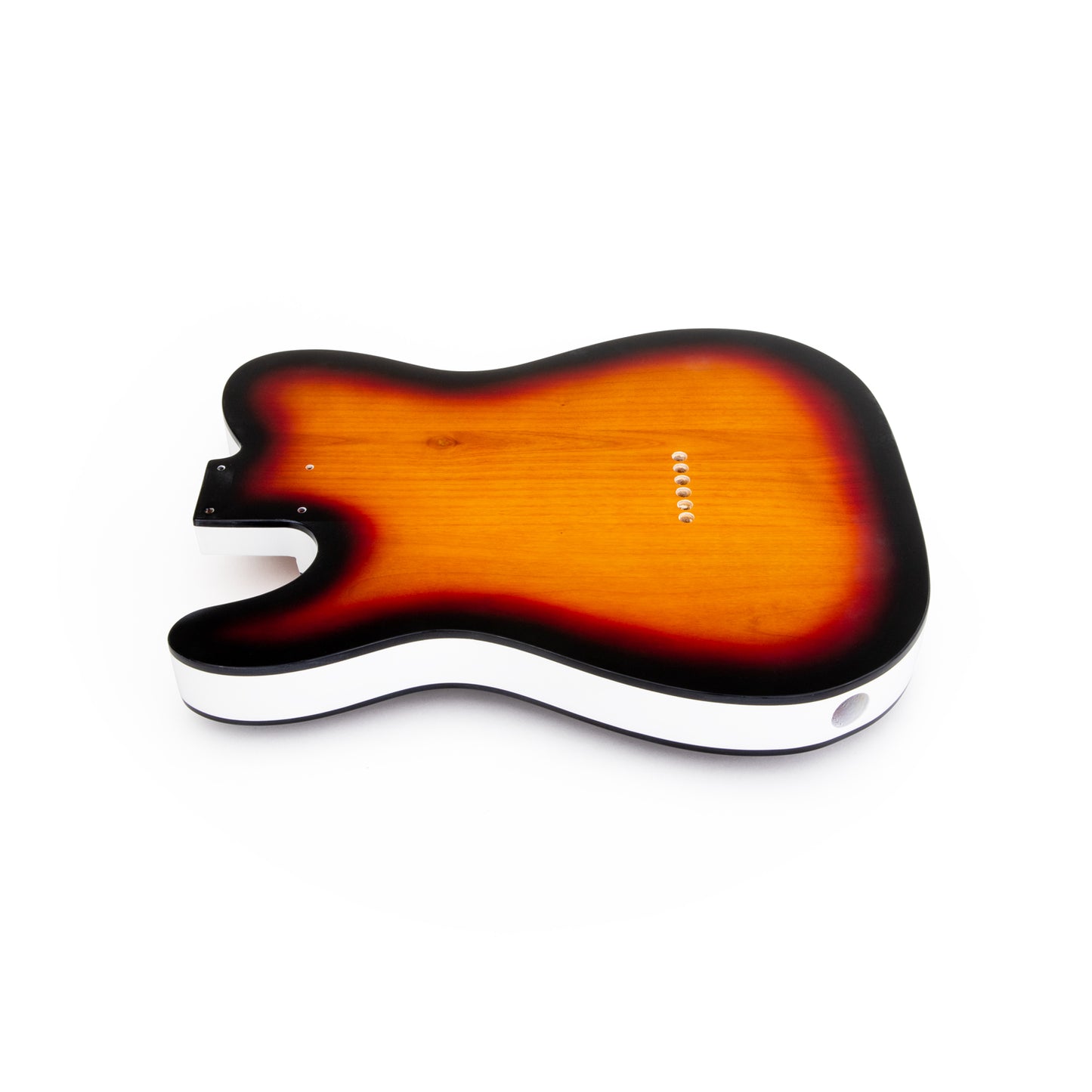 AE Guitars® T-Style Alder Guitar Body Sunburst and White Sides