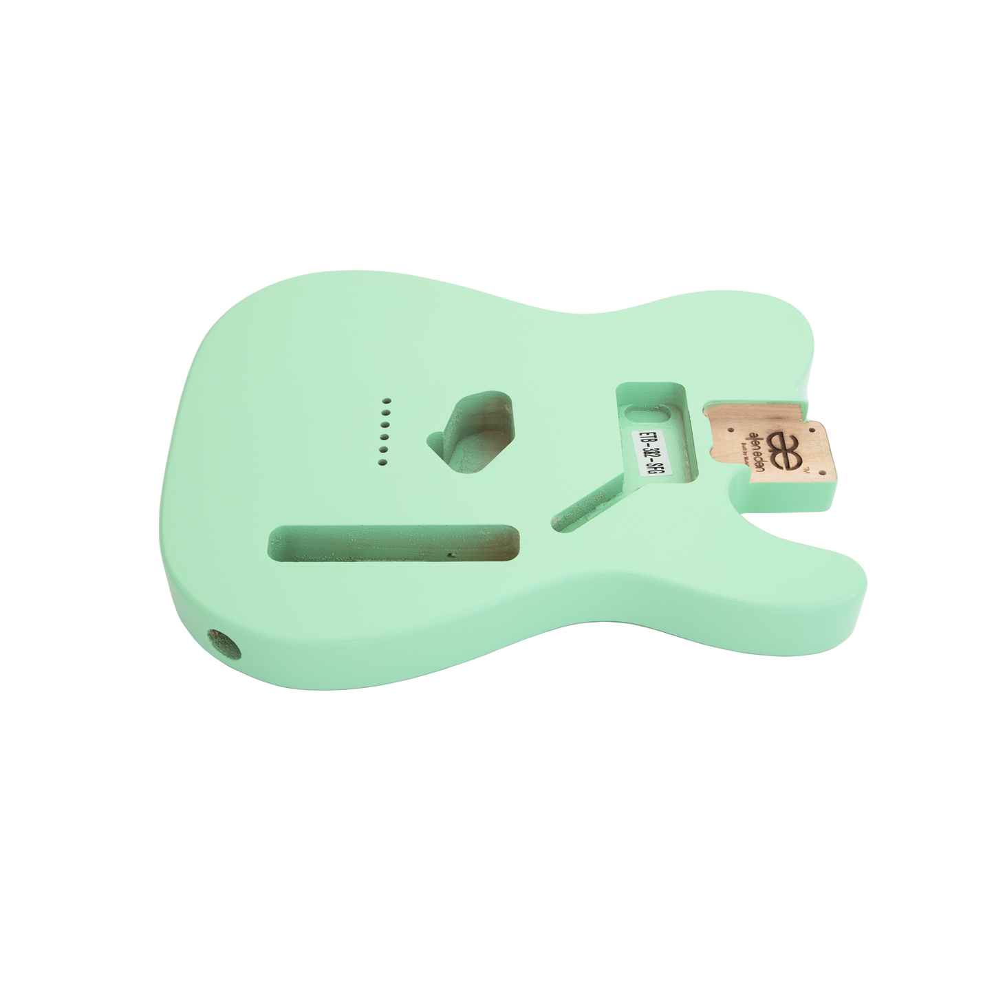 AE Guitars® T-Style Paulownia Replacement Guitar Body Seafoam Green