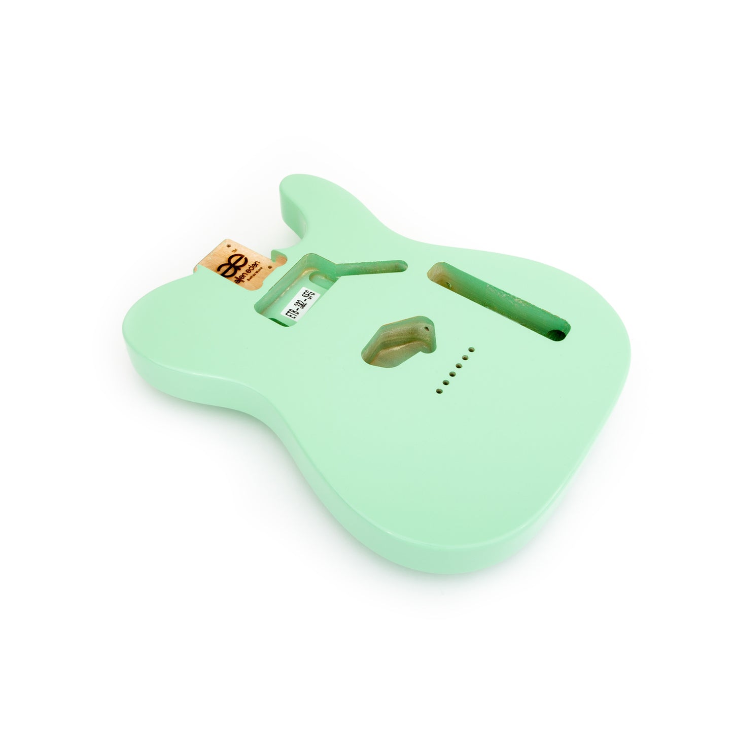 AE Guitars® T-Style Paulownia Replacement Guitar Body Seafoam Green