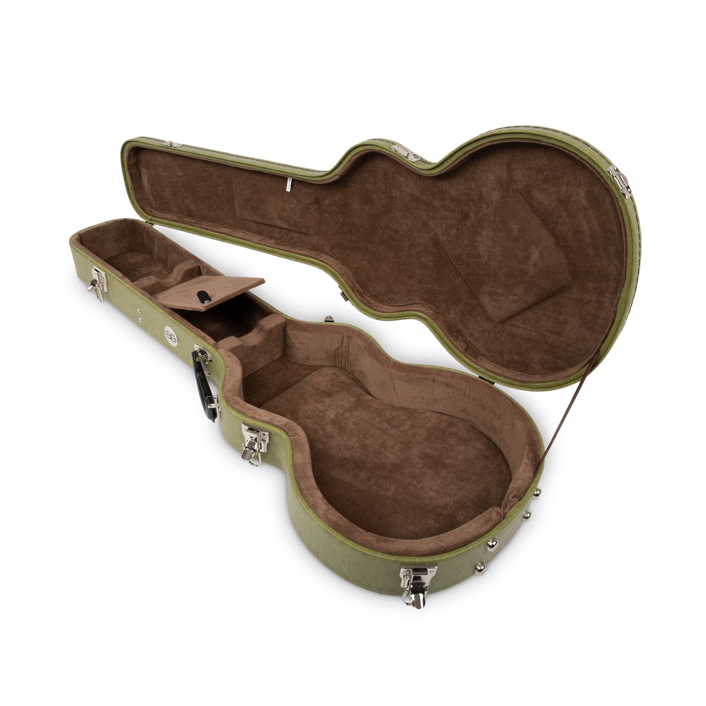 Allen Eden Alligator Skin Hardshell Guitar Case for Arch Top Les Paul Styles