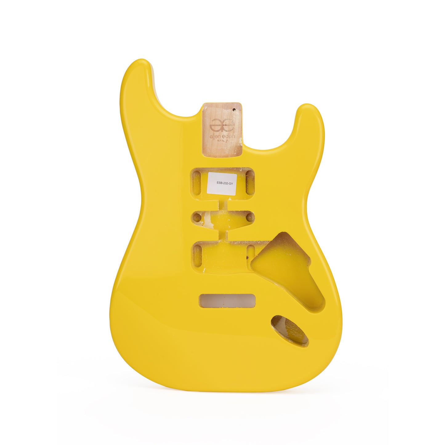 AE Guitars® S-Style Alder Replacement Guitar Body Graffiti Yellow