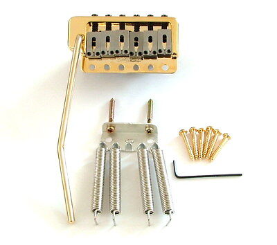 Wilkinson WVPC Modern 6 Screw Type Guitar Bridge Gold