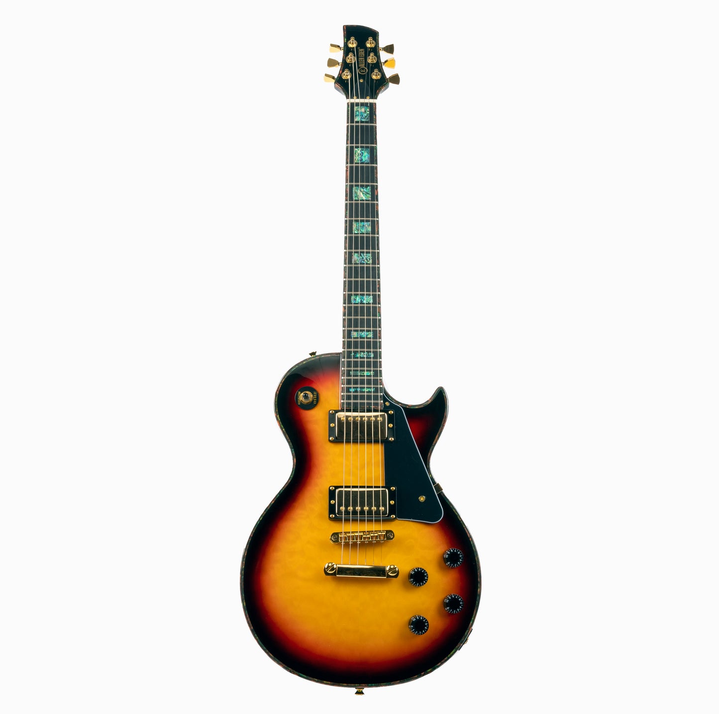 Allen Eden Southbound V2 3-Tone Sunburst with Abalone Binding and Inlays