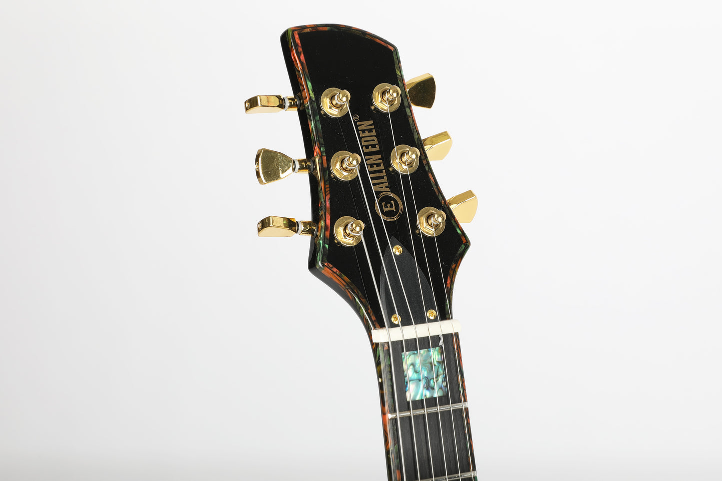 Allen Eden Southbound V2 3-Tone Sunburst with Abalone Binding and Inlays