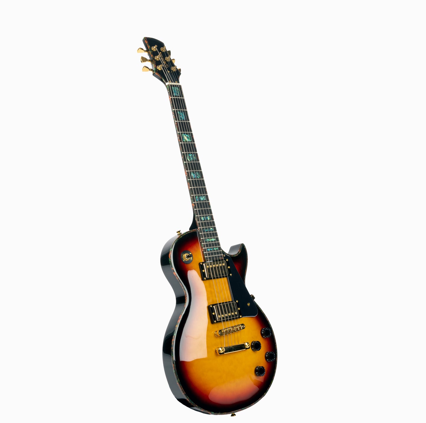 Allen Eden Southbound V2 3-Tone Sunburst with Abalone Binding and Inlays