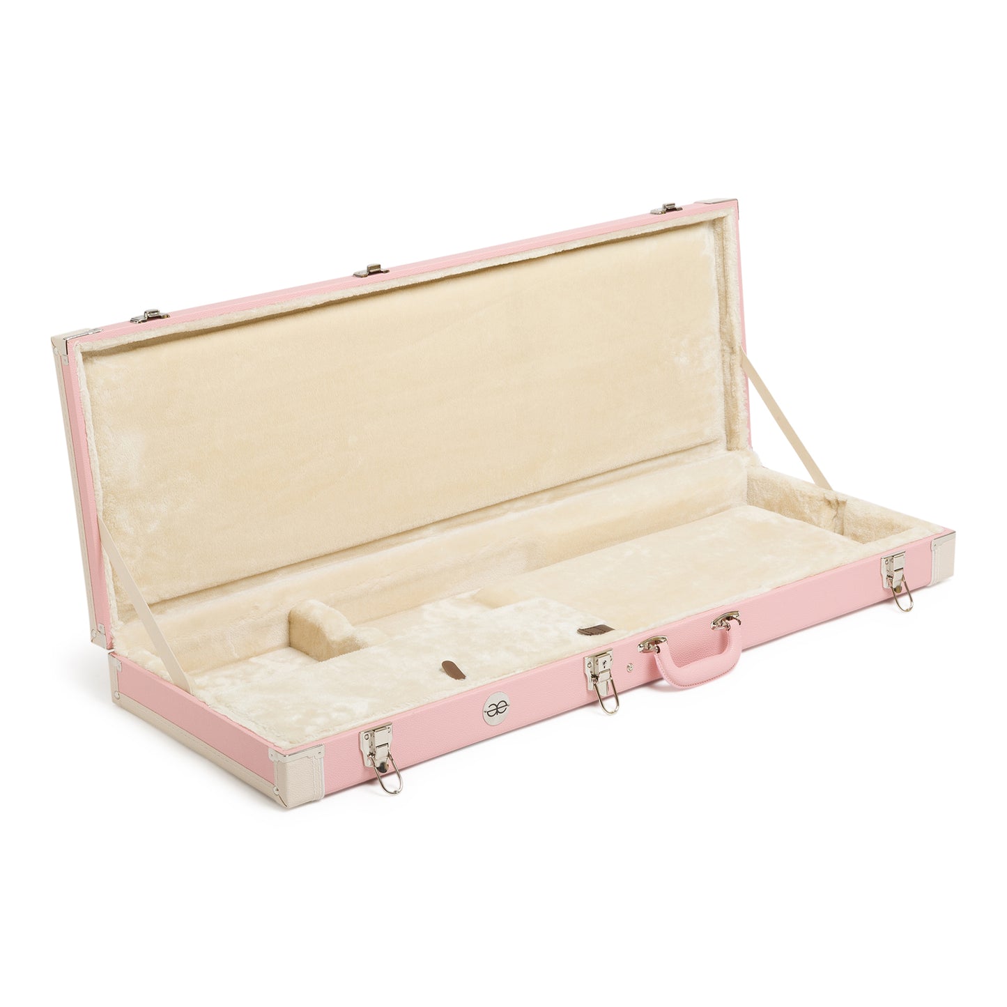 AE Guitars Hardshell Case Soft Pink with Matching Sides for Jaguar / Jazzmaster Styles