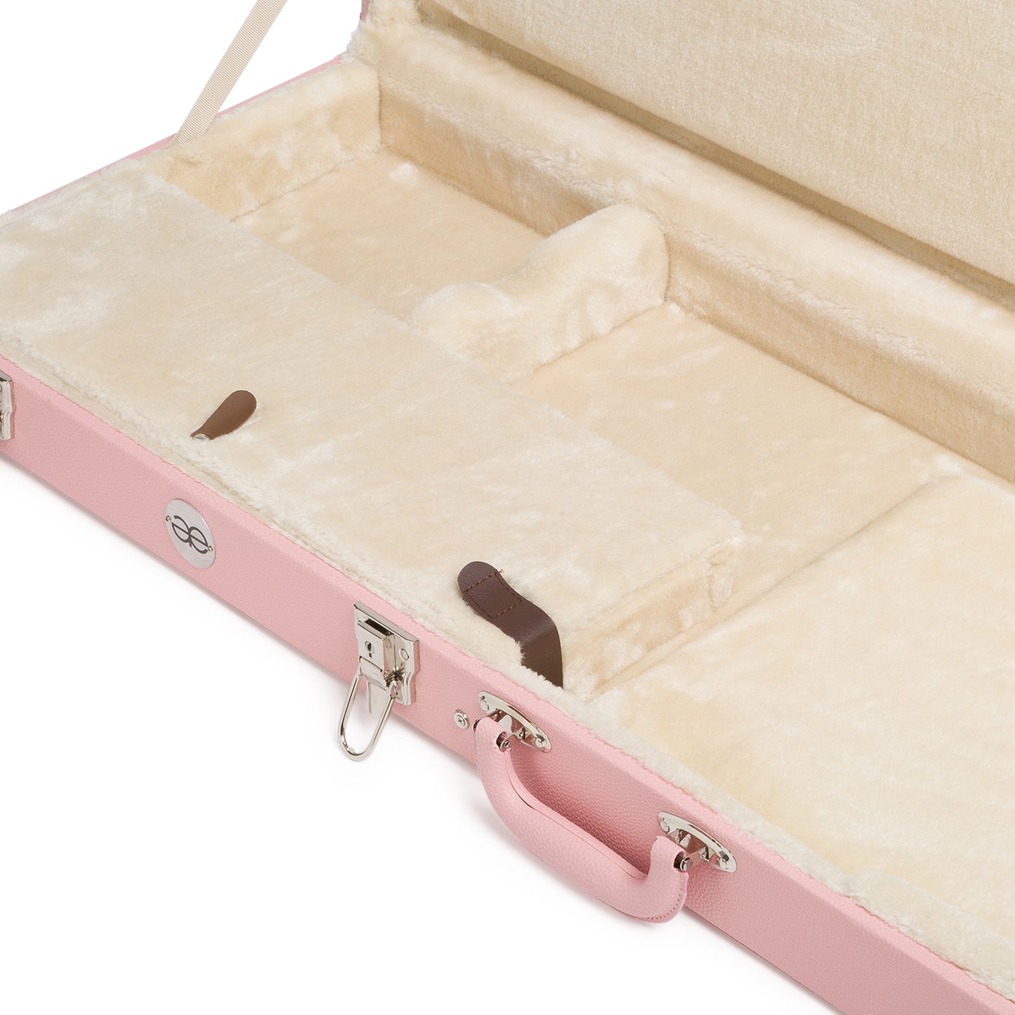 AE Guitars Hardshell Case Soft Pink with Matching Sides for Jaguar / Jazzmaster Styles