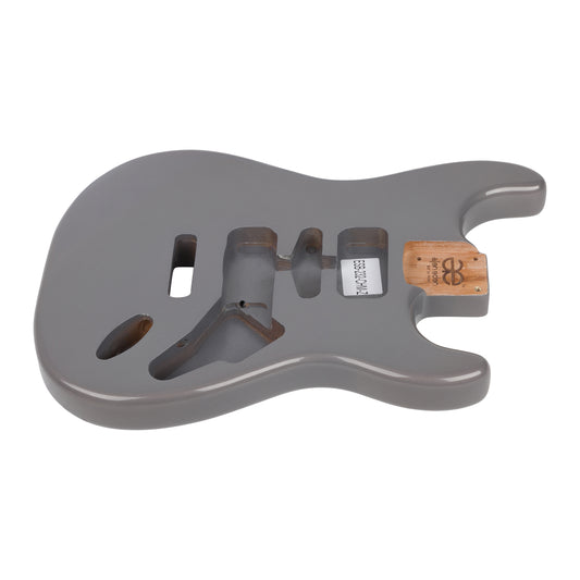 AE Guitars® S-Style Alder Replacement Guitar Body Charcoal Metallic