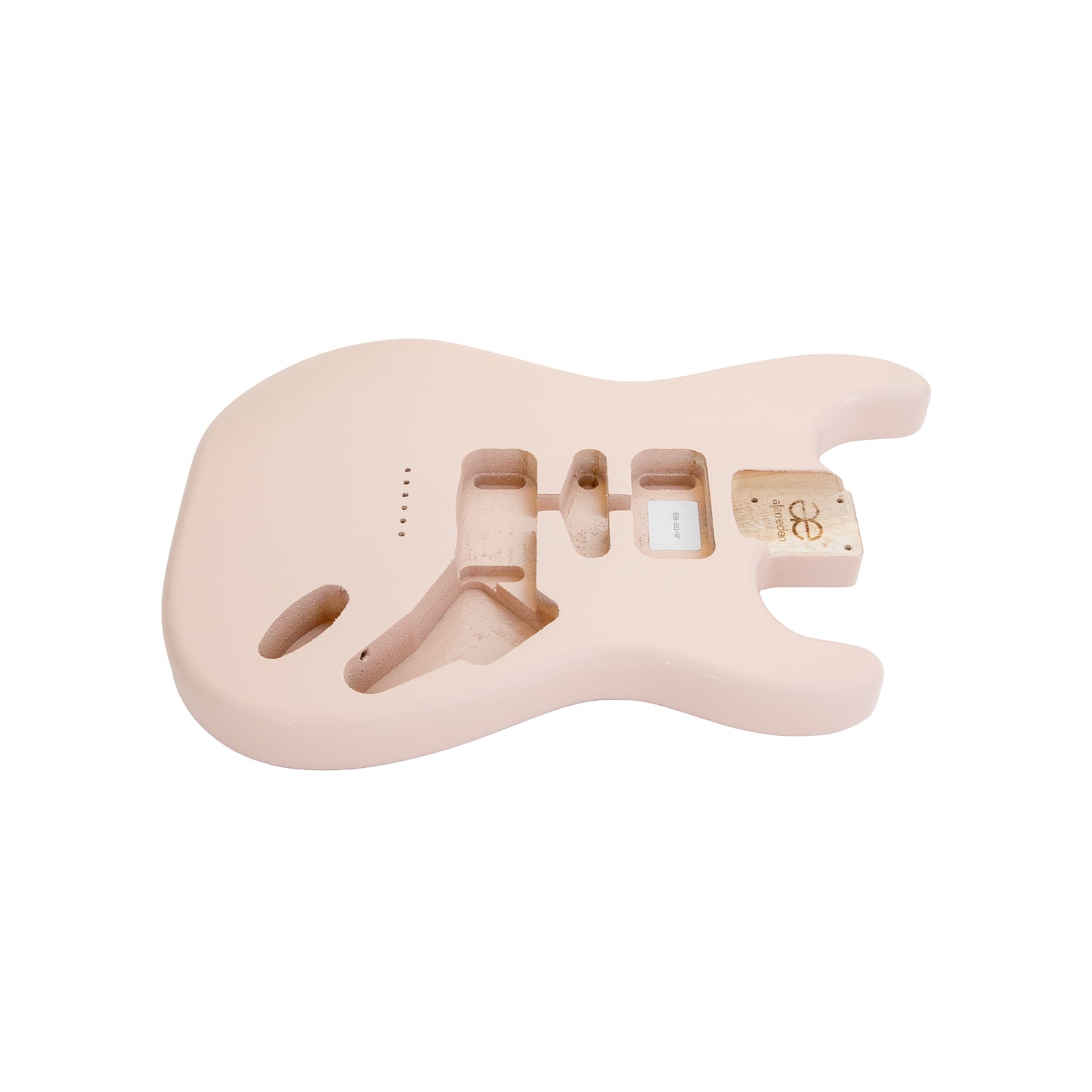 AE Guitars® S-Style Paulownia Replacement Guitar Body Shell Pink