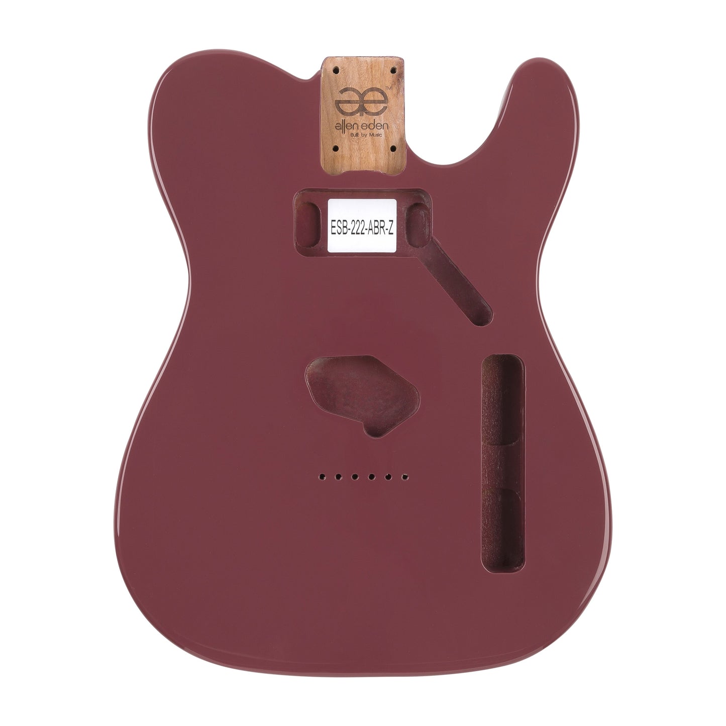 AE Guitars® T-Style Alder Replacement Guitar Body Sangria Red