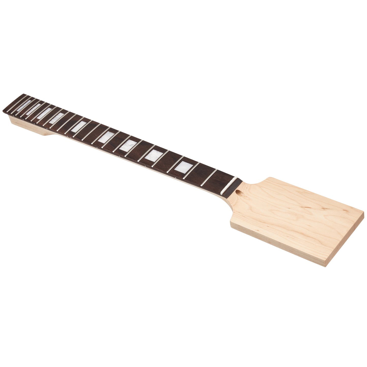 AE Guitars® T-Style Paddle Guitar Neck 22 Frets Maple Block Inlay