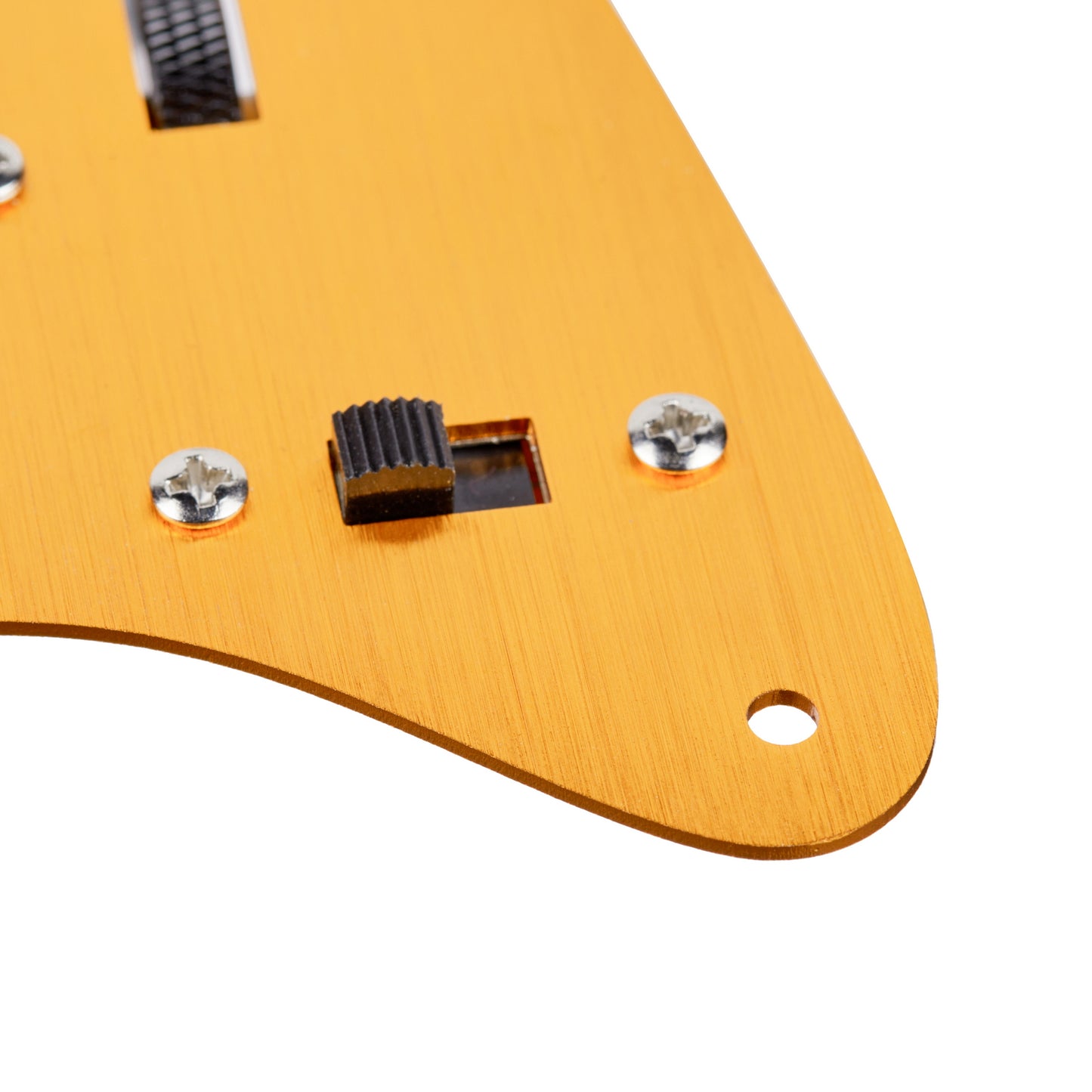 JM-Style Prewired Pickguard Anodized Gold Finish with CTS Switches