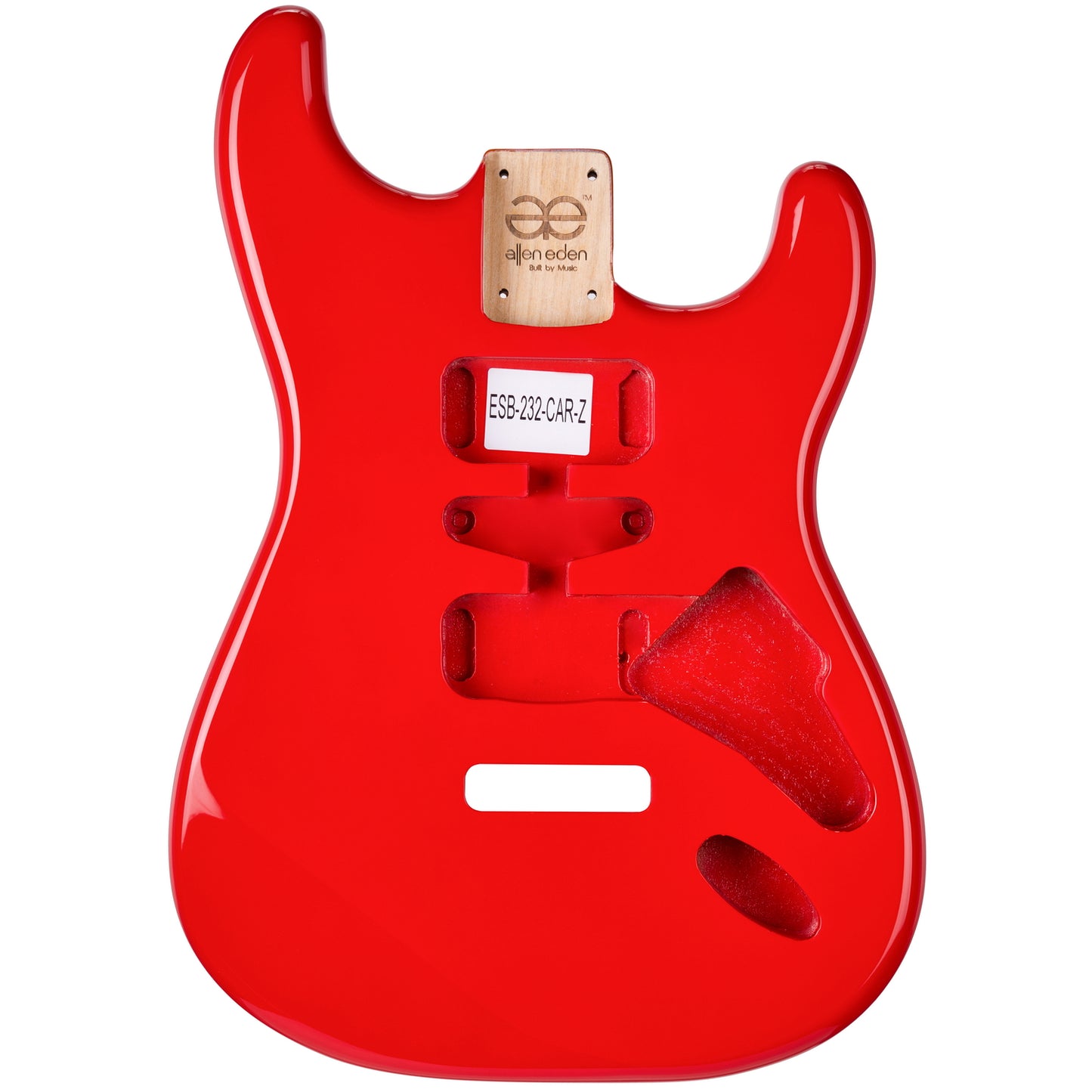 AE Guitars® S-Style Alder Replacement Guitar Body Candy Apple Red