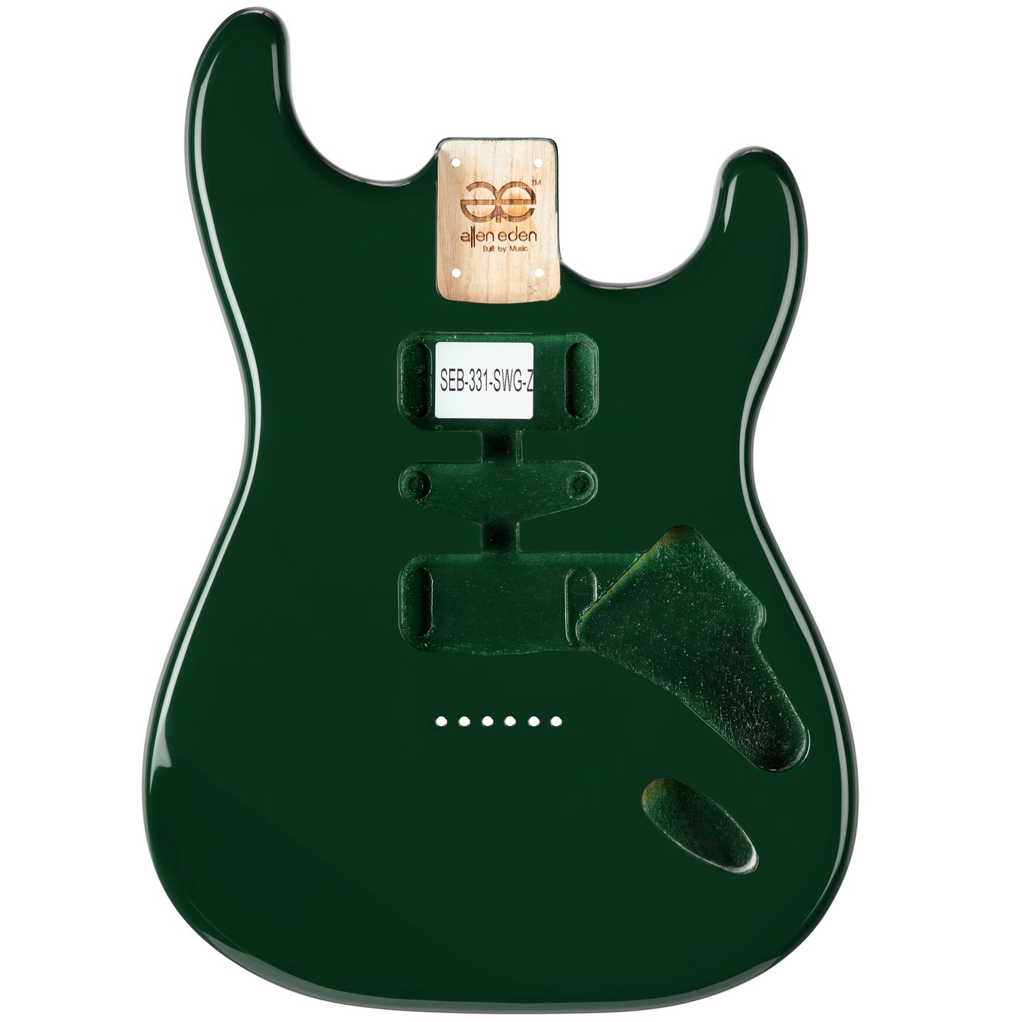 AE Guitars® T-Style Paulownia Replacement Guitar Body British Race Green