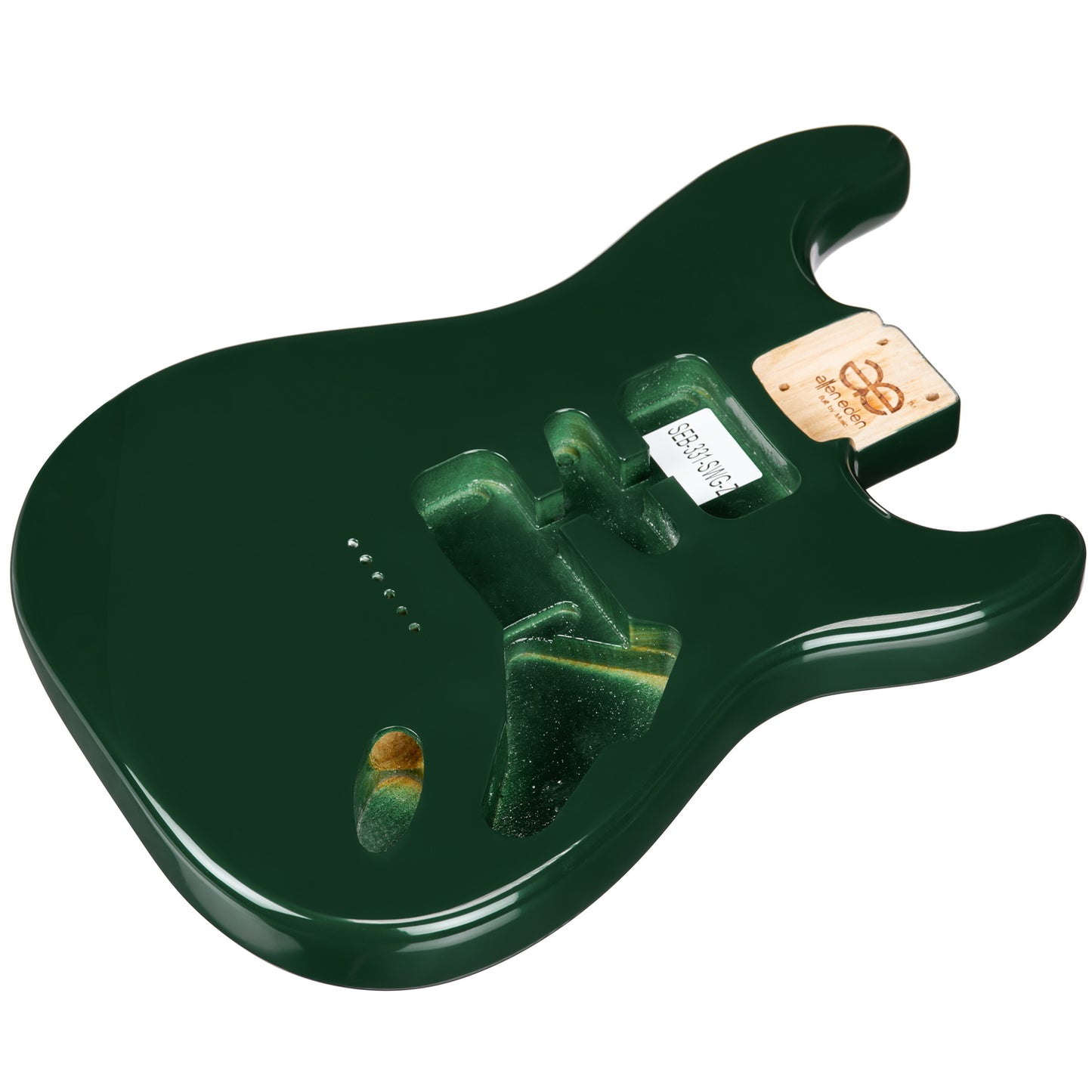 AE Guitars® T-Style Paulownia Replacement Guitar Body British Race Green