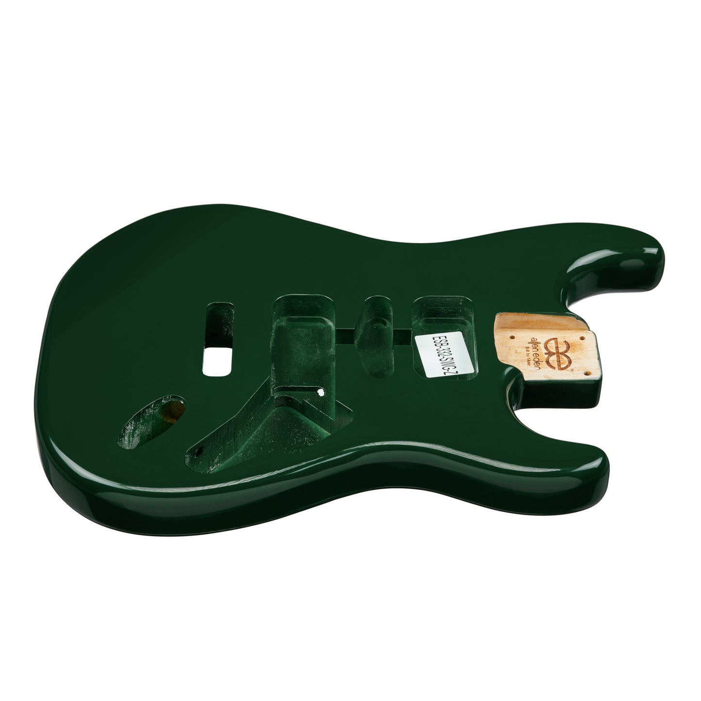 AE Guitars® S-Style Paulownia Replacement Guitar Body British Race Green