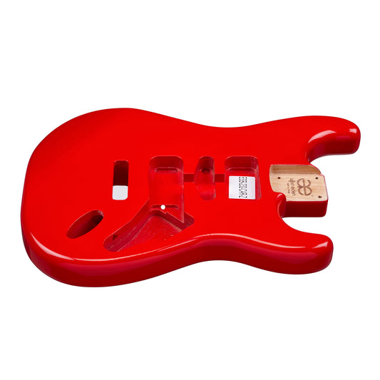 AE Guitars® S-Style Alder Replacement Guitar Body Candy Apple Red