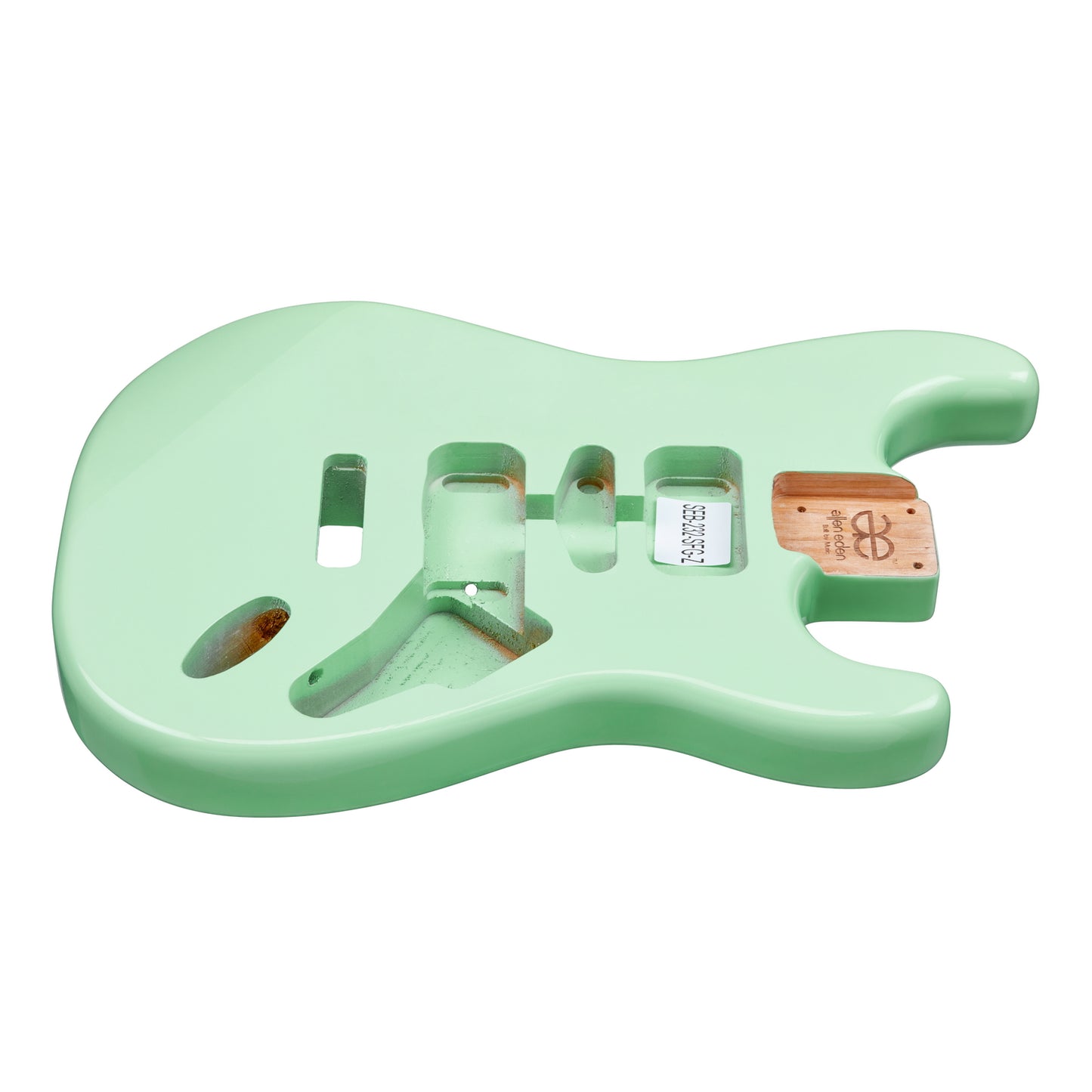 AE Guitars® S-Style Alder Replacement Guitar Body Seafoam Green