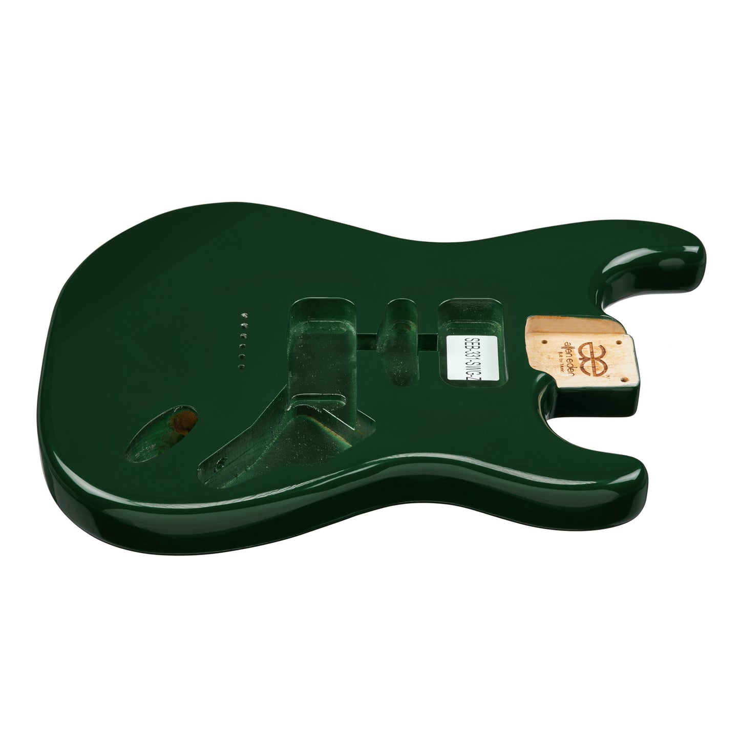 AE Guitars® T-Style Paulownia Replacement Guitar Body British Race Green