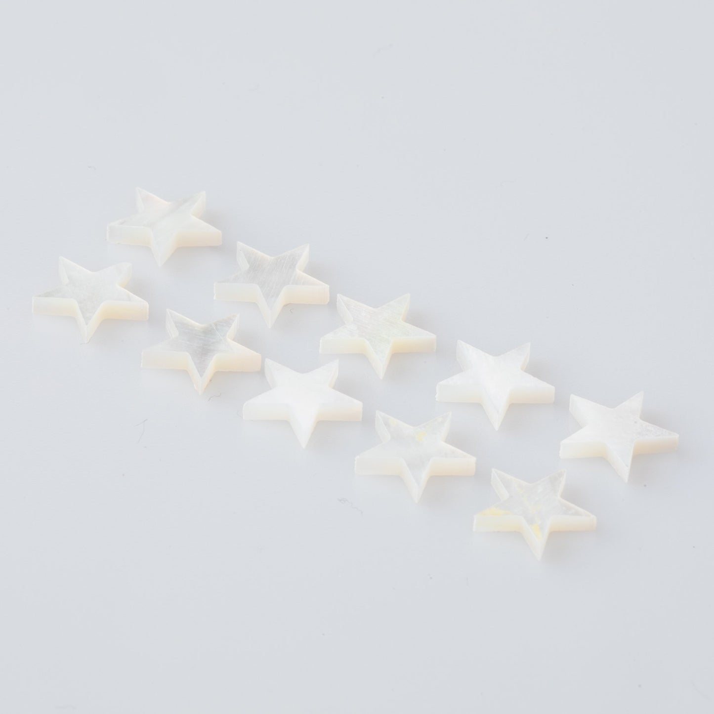 Mother of Pearl -Star Inlays (Set of 10)