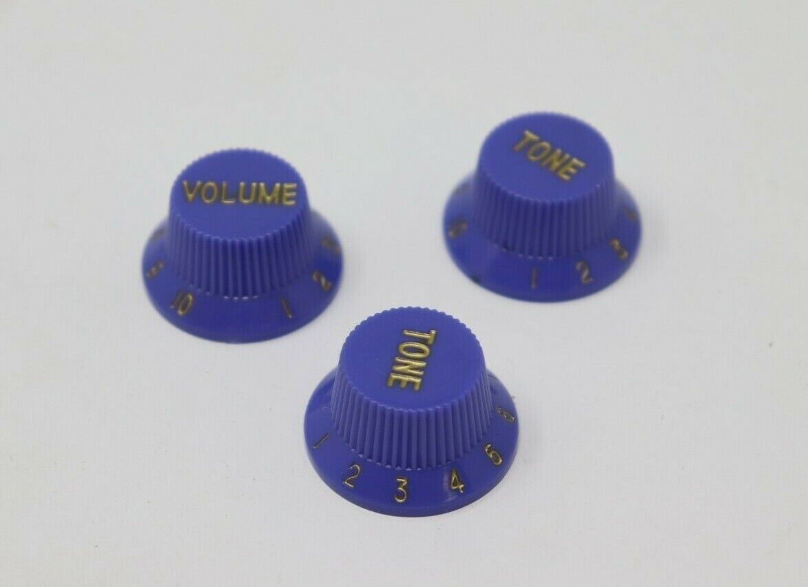 Volume Tone Tone Control Knob 6mm Purple