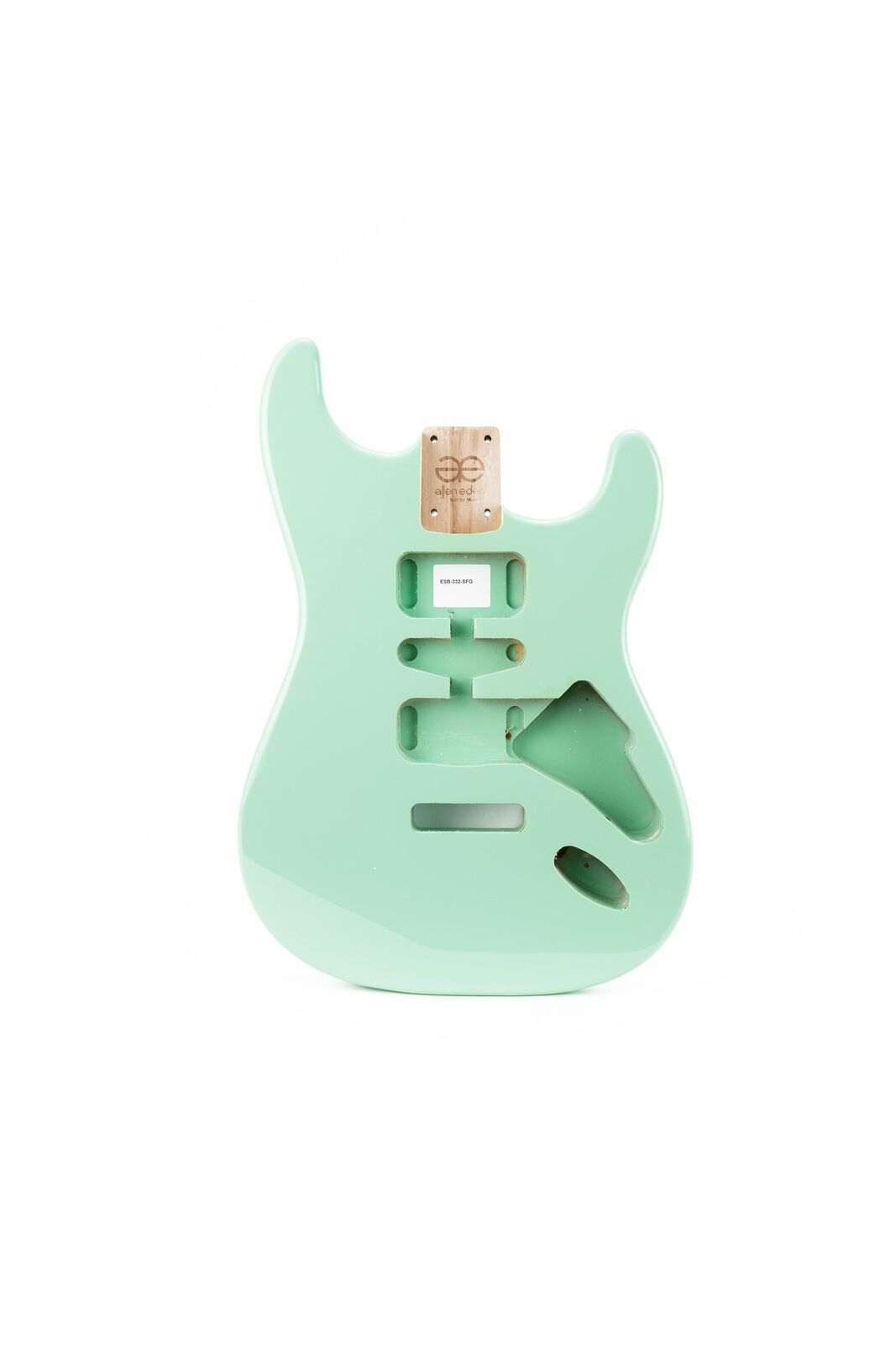 AE Guitars® S-Style Paulownia Replacement Guitar Body Seafoam Green