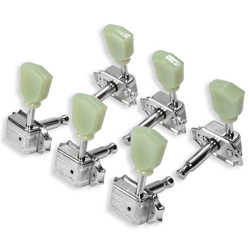 Wilkinson 3x3 Chrome Vintage Tuners for Gibson/Epiphone Les Paul SG® WJ-44-CR