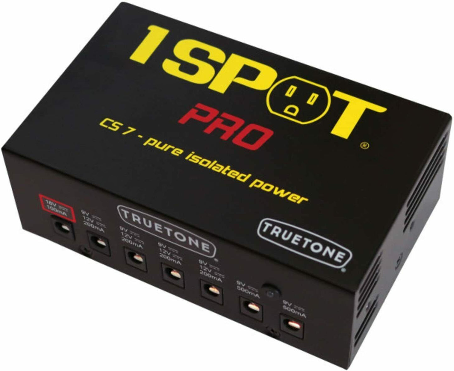 TrueTone 1 SPOT PRO CS7 7-output Isolated Guitar Pedal Power Supply
