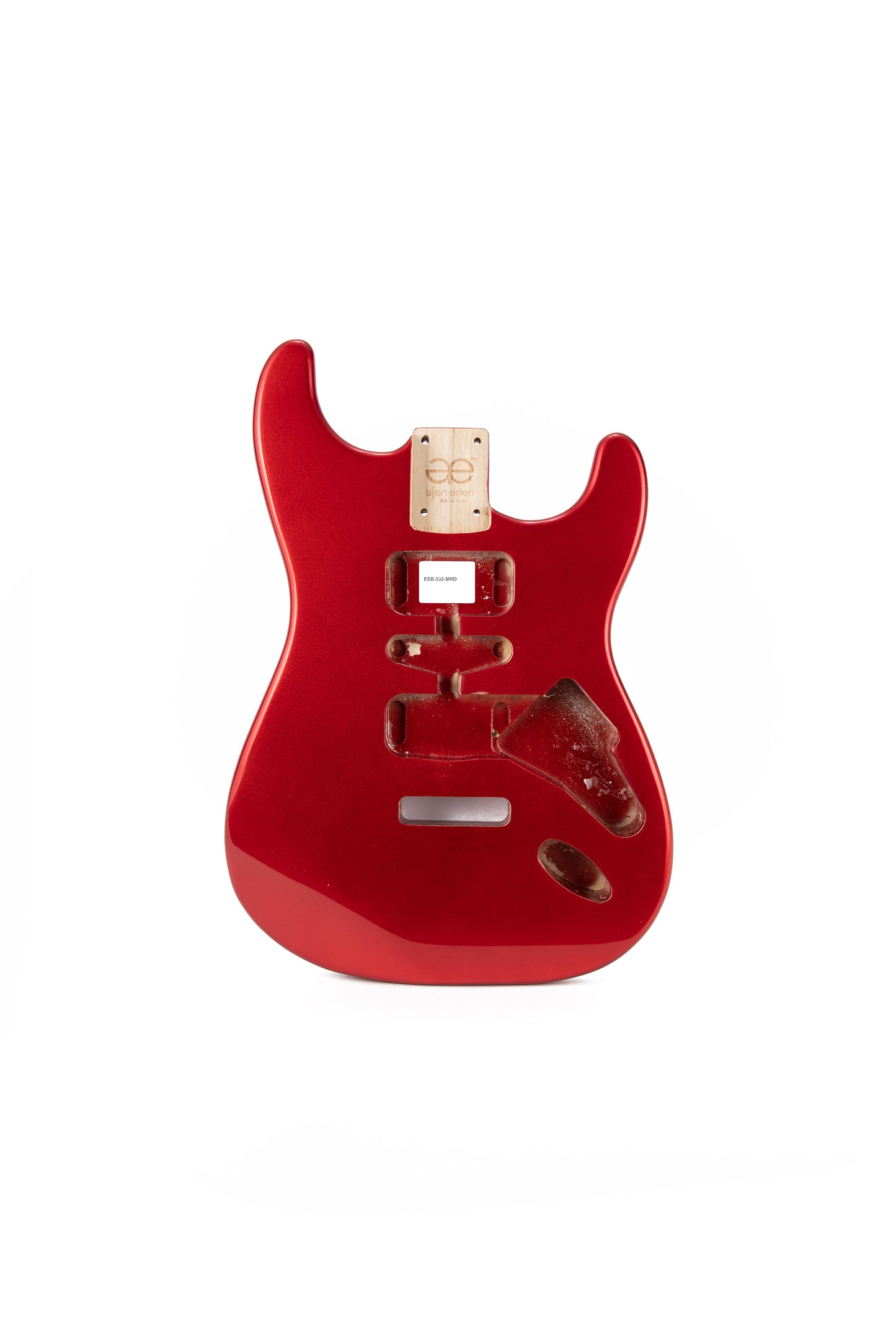 AE Guitars® S-Style Paulownia Replacement Guitar Body Metallic Red