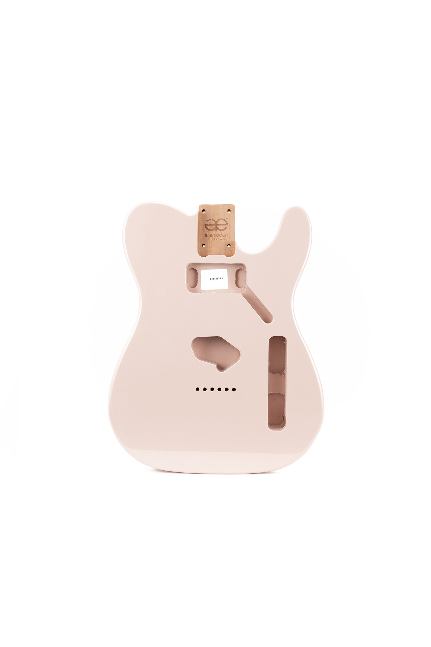 Allen Eden® Alder Shell Pink Replacement Guitar Body