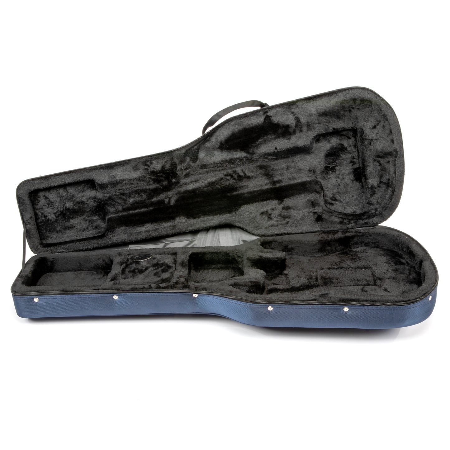 Allen Eden Deluxe Mystic Blue Soft Padded Guitar Case For Electric Guitar
