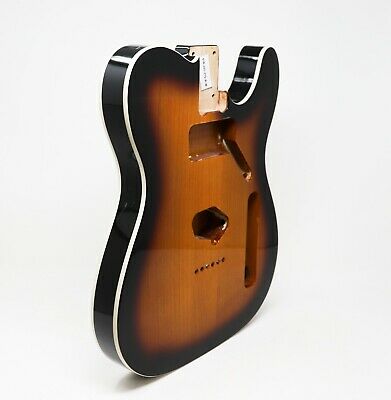 AE Guitars® T-Style Alder Replacement Guitar Body Sunburst with Binding