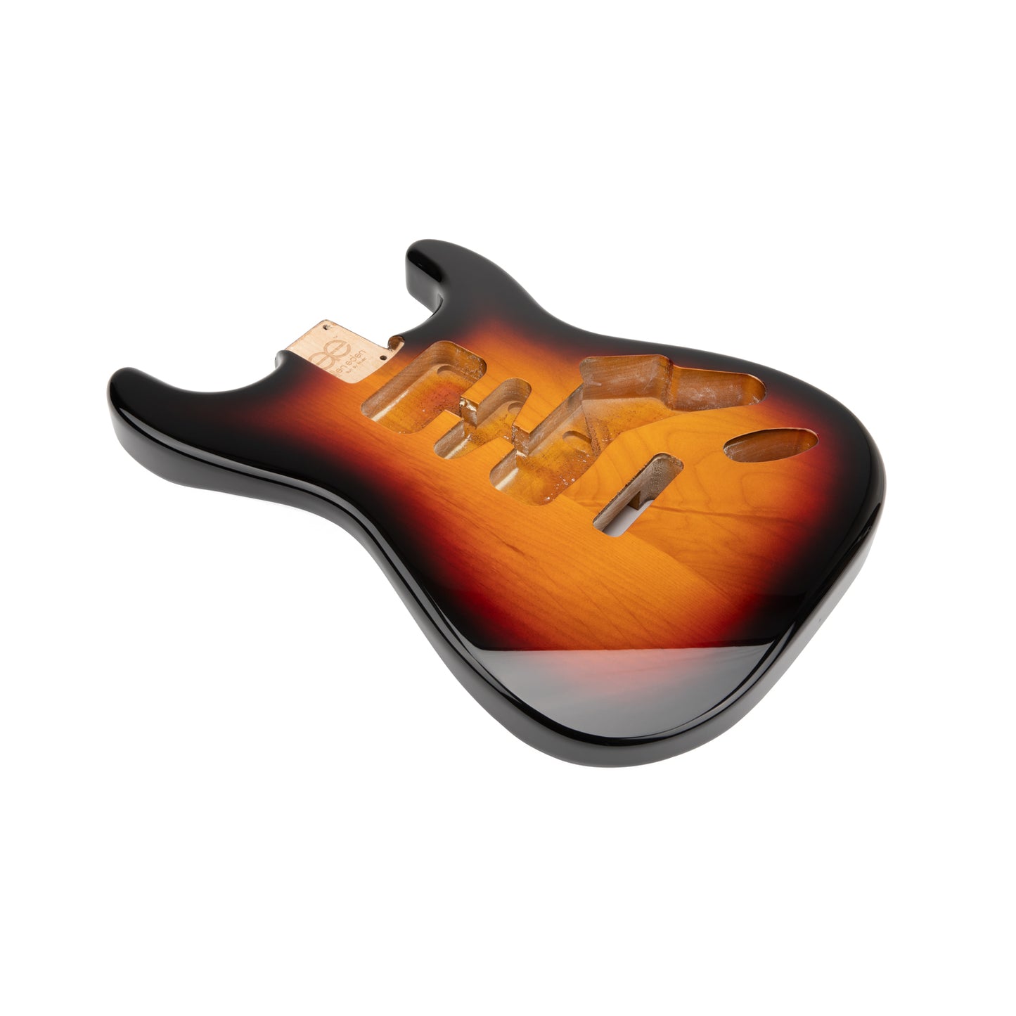 AE Guitars® S-Style Alder Nitro on Nitro Replacement Guitar Body Sunburst
