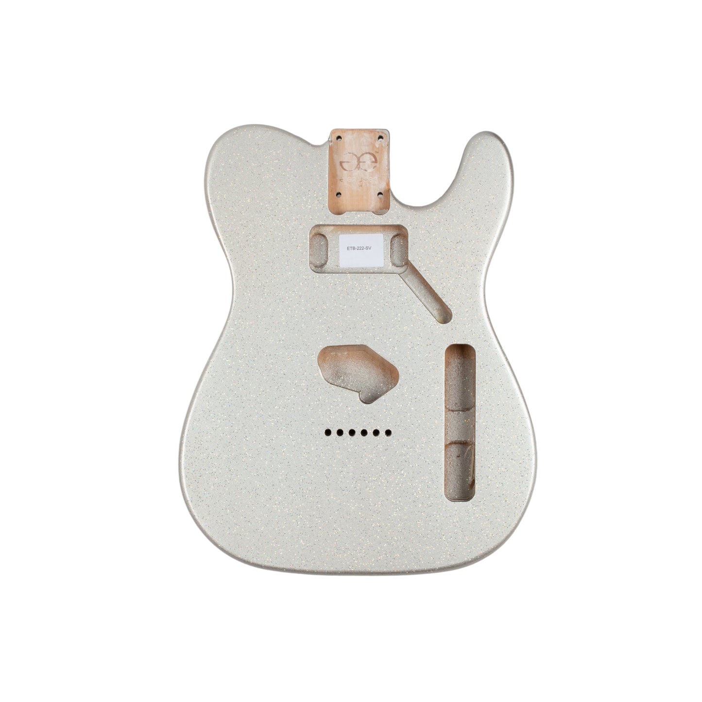 AE Guitars® T-Style Alder Replacement Guitar Body Silver Variant