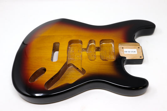 AE Guitars® S-Style Alder Replacement Guitar Body Sunburst