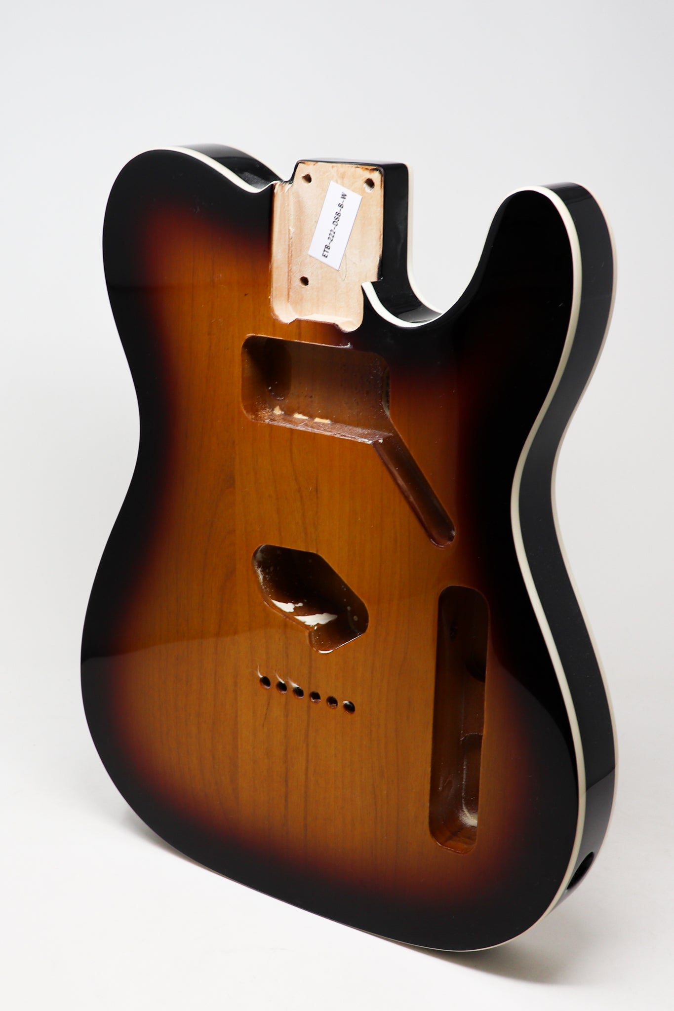 AE Guitars® T-Style Alder Replacement Guitar Body Dark Sunburst with Binding