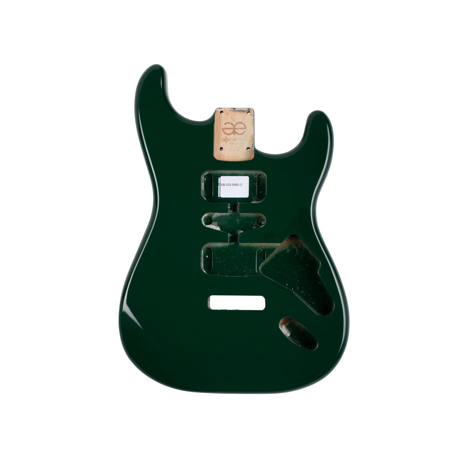 AE Guitars® S-Style Alder Replacement Guitar Body British Race Green