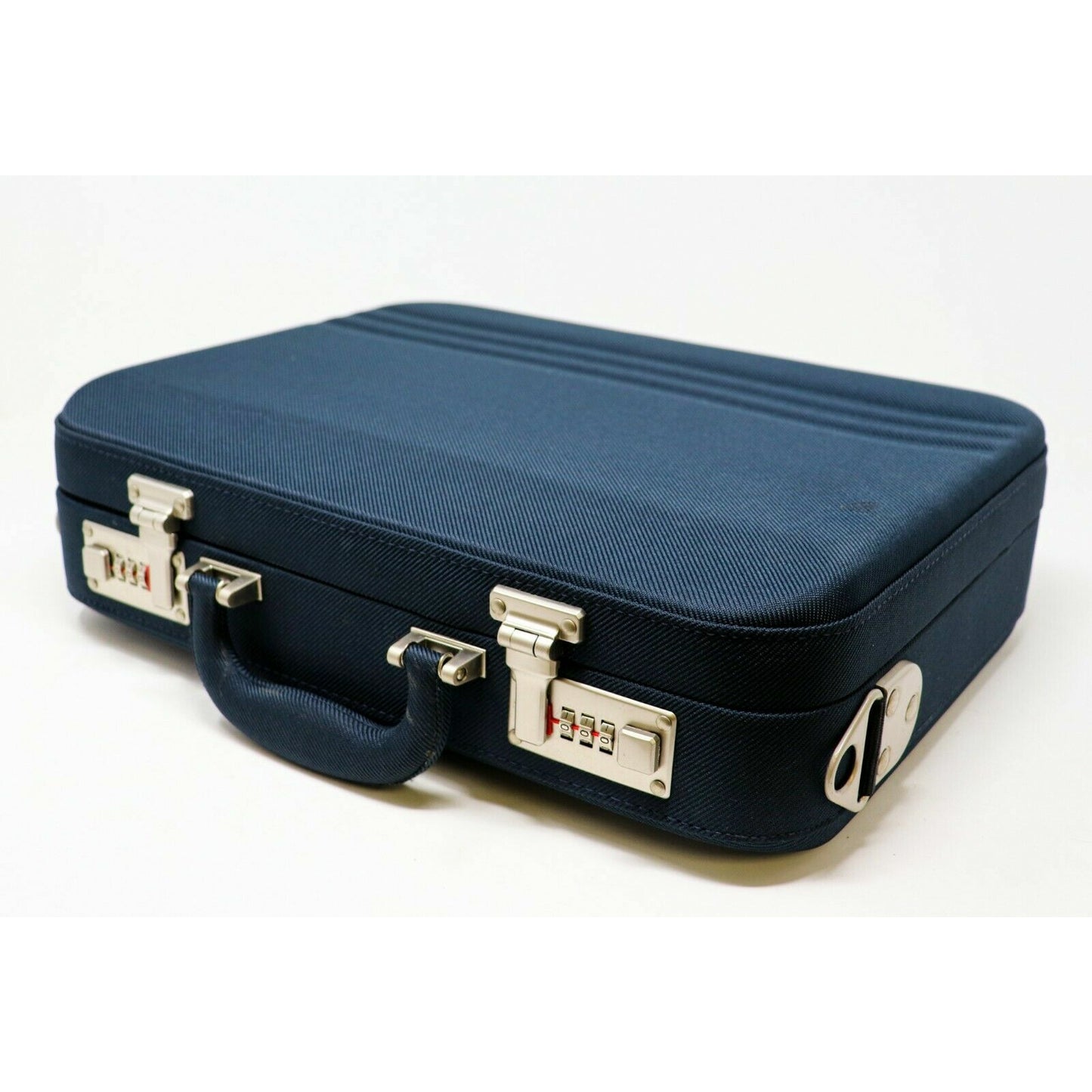 4 Microphone Carrying Case Mic Instrument Storage Portable Flight Box Blue Color