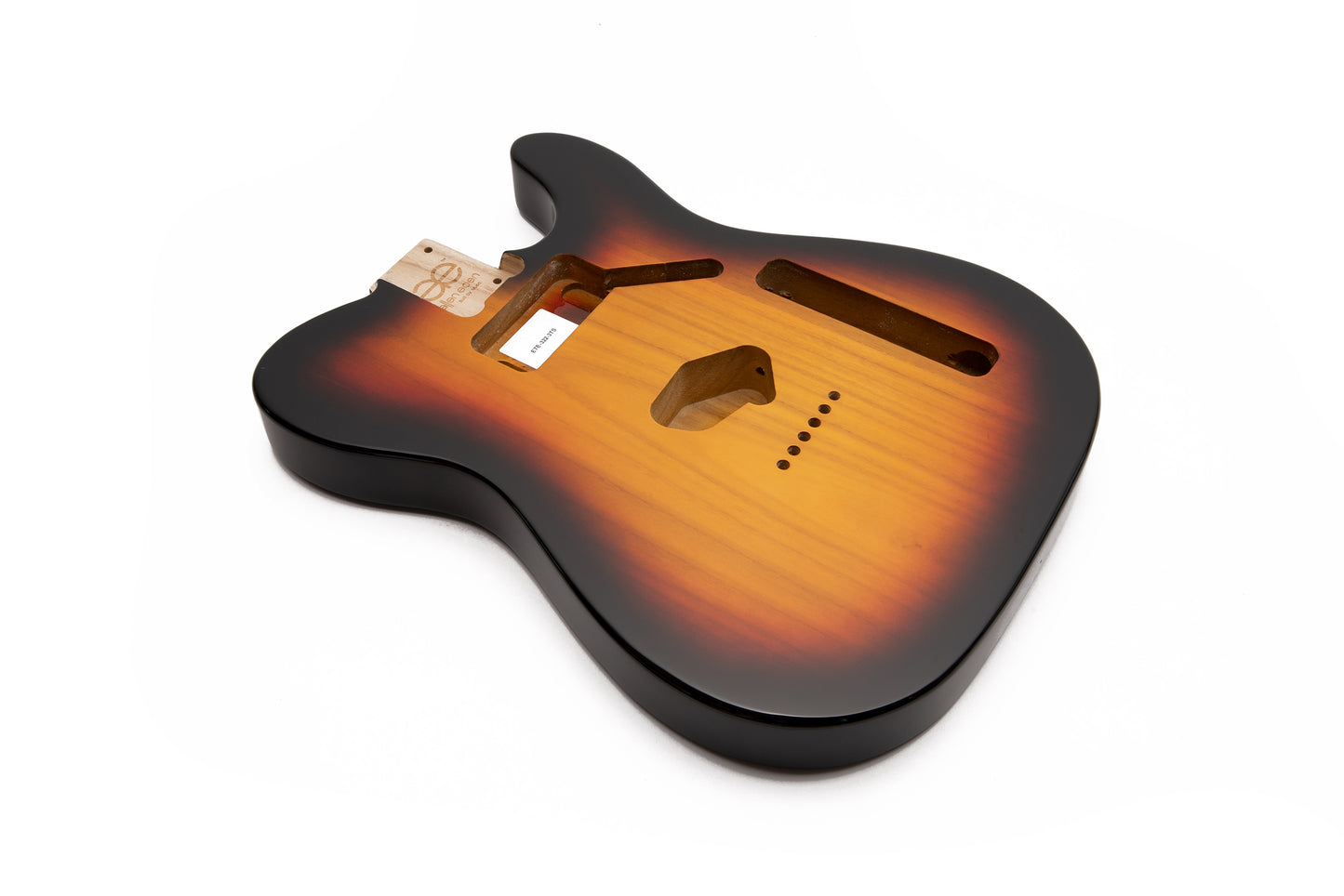 AE Guitars® T-Style Paulownia Replacement Guitar Body 3 Tone Sunburst