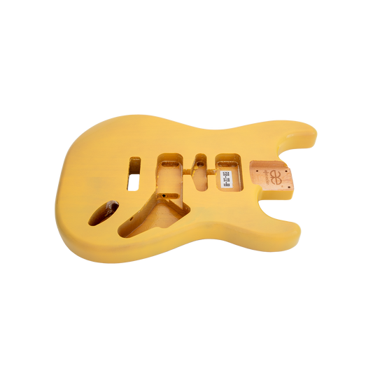 AE Guitars® S-Style Alder Replacement Guitar Body Butterscotch Blonde